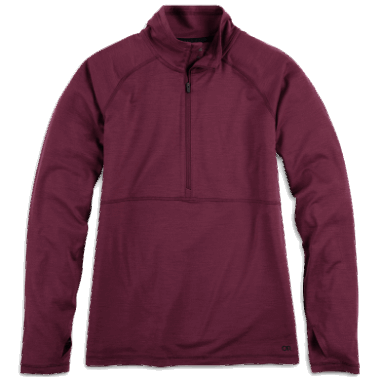 Outdoor Research Women's Alpine Onset Merino Half Zip Kalamata