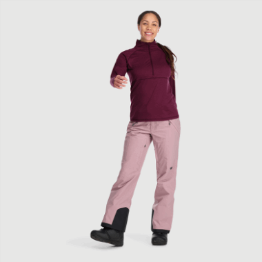Outdoor Research Women's Alpine Onset Merino 150 Half Zip-Plus Kalamata