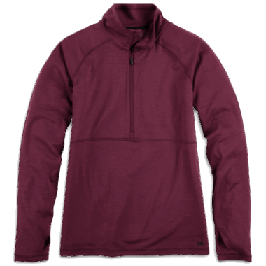 Outdoor Research Women's Alpine Onset Merino 150 Half Zip-Plus Kalamata