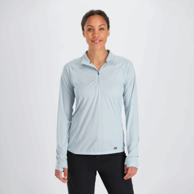 Outdoor Research Women's Echo Quarter Zip Arctic