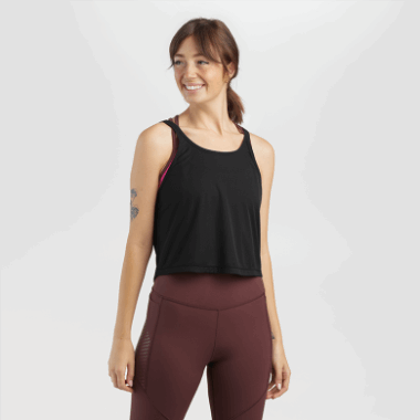 Outdoor Research Women's Echo Crop Tank Black