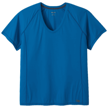 Outdoor Research Women's Echo Plus Size T-Shirt Classic Blue