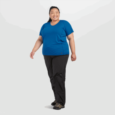 Outdoor Research Women's Echo Plus Size T-Shirt Classic Blue