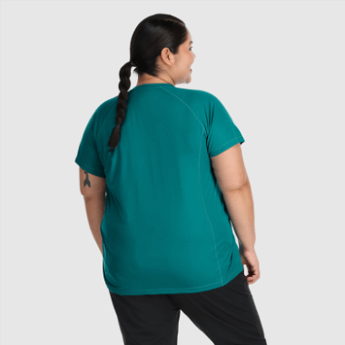 Outdoor Research Women's Echo Plus Size T-Shirt Deep Lake