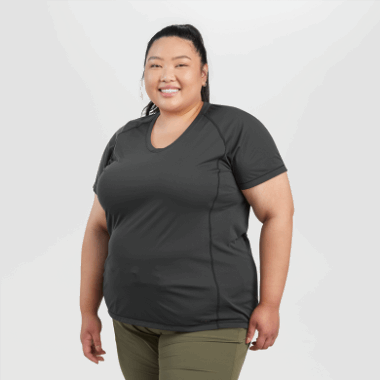 Outdoor Research Women's Echo Plus Size T-Shirt Storm