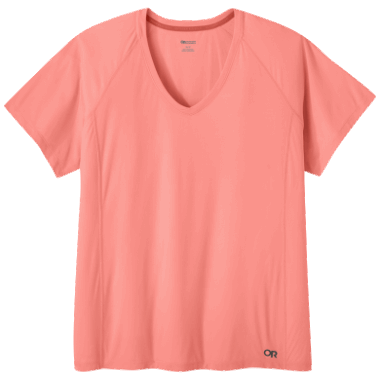 Outdoor Research Women's Echo Plus Size T-Shirt Guava
