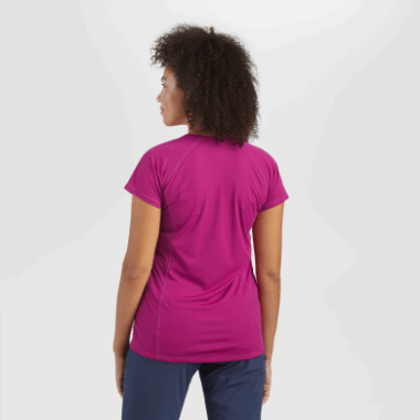 Outdoor Research Women's Echo Plus Size T-Shirt Fuchsia