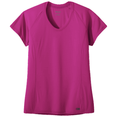 Outdoor Research Women's Echo Plus Size T-Shirt Fuchsia