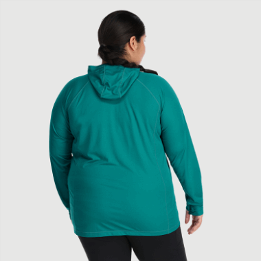 Outdoor Research Women's Echo Plus Size Hoodie Deep Lake
