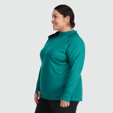 Outdoor Research Women's Echo Plus Size Hoodie Deep Lake