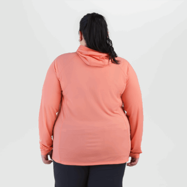 Outdoor Research Women's Echo Plus Size Hoodie Guava