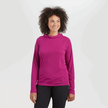 Outdoor Research Women's Echo Plus Size Hoodie Fuchsia
