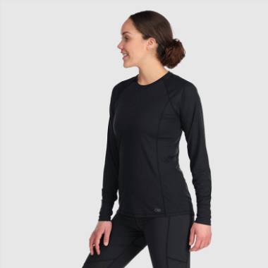Outdoor Research Women's Echo Long Sleeve Tee Black