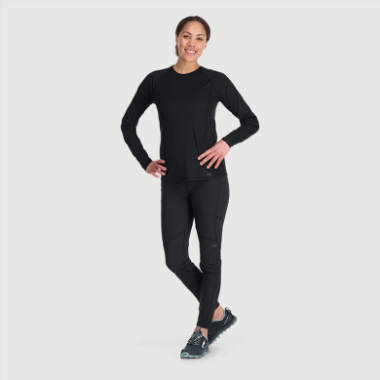 Outdoor Research Women's Echo Long Sleeve Tee Black