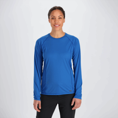 Outdoor Research Women's Echo Long Sleeve Tee Classic Blue