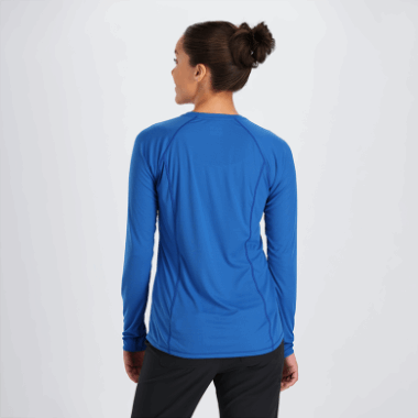 Outdoor Research Women's Echo Long Sleeve Tee Classic Blue