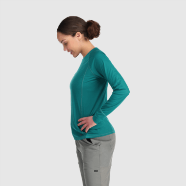 Outdoor Research Women's Echo Long Sleeve Tee Deep Lake