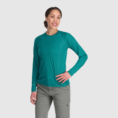 Outdoor Research Women's Echo Long Sleeve Tee Deep Lake