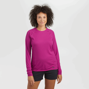 Outdoor Research Women's Echo Long Sleeve Tee Fuchsia