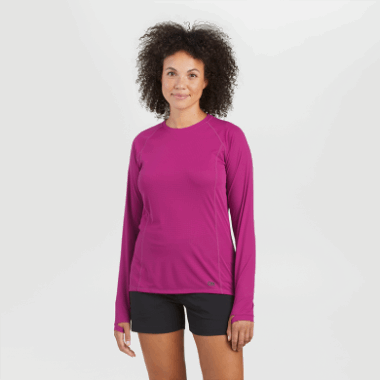 Outdoor Research Women's Echo Long Sleeve Tee Fuchsia