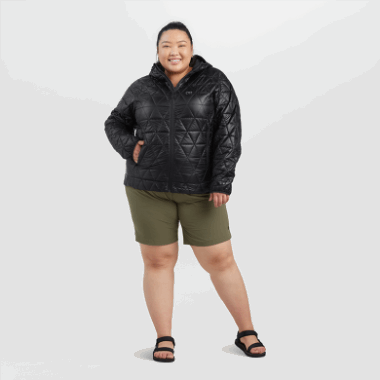 Outdoor Research Women's Helium Insulated Plus Size Hoodie Black
