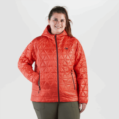 Outdoor Research Women's Helium Insulated Plus Size Hoodie Sunset