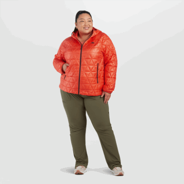 Outdoor Research Women's Helium Insulated Plus Size Hoodie Sunset