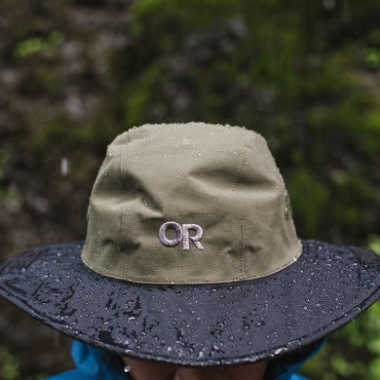 Outdoor Research Seattle Sombrero Rain Hat Fatigue/Black