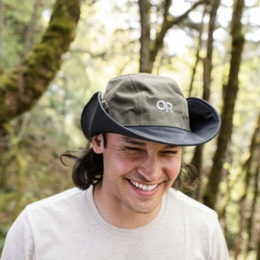 Outdoor Research Seattle Sombrero Rain Hat Fatigue/Black
