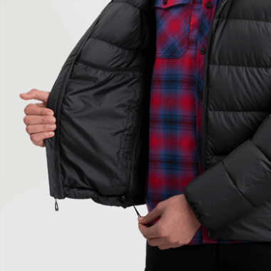 Outdoor Research Men's Coldfront Down Hoodie Black