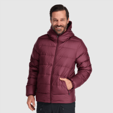 Outdoor Research Men's Coldfront Down Hoodie Kalamata