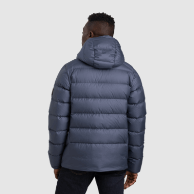 Outdoor Research Men's Coldfront Down Hoodie Naval Blue