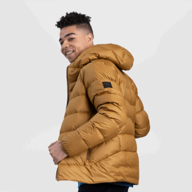 Outdoor Research Men's Coldfront Down Hoodie Saddle