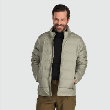 Outdoor Research Men's Coldfront Down Jacket Flint