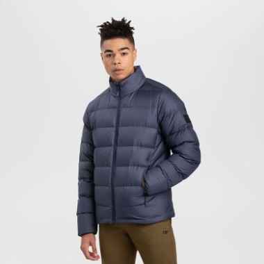 Outdoor Research Men's Coldfront Down Jacket Naval Blue
