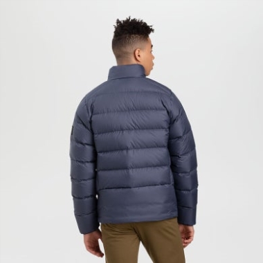 Outdoor Research Men's Coldfront Down Jacket Naval Blue