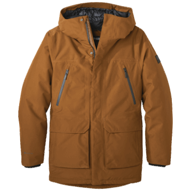 Outdoor Research Men's Stormcraft Down Parka Saddle