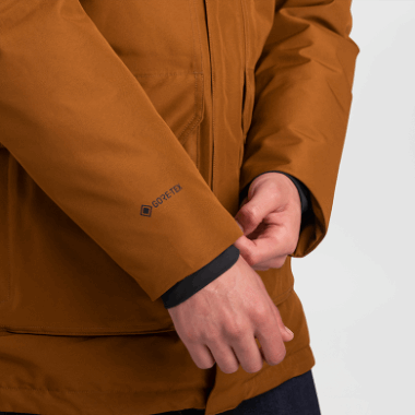 Outdoor Research Men's Stormcraft Down Parka Saddle