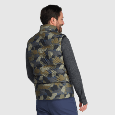 Outdoor Research Men's Coldfront Down Vest Loden Camo