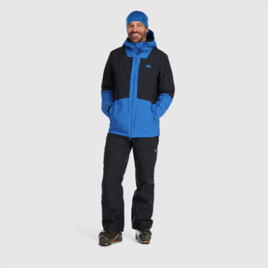 Outdoor Research Men's Snowcrew Jacket Classic Blue/Black