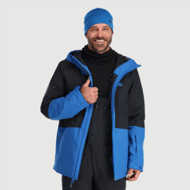 Outdoor Research Men's Snowcrew Jacket Classic Blue/Black