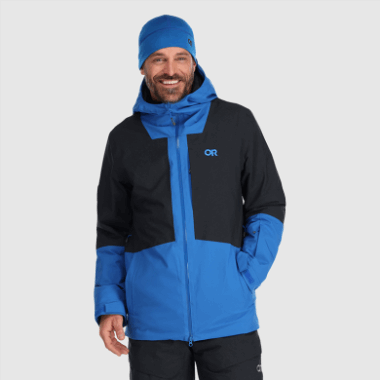 Outdoor Research Men's Snowcrew Jacket Classic Blue/Black