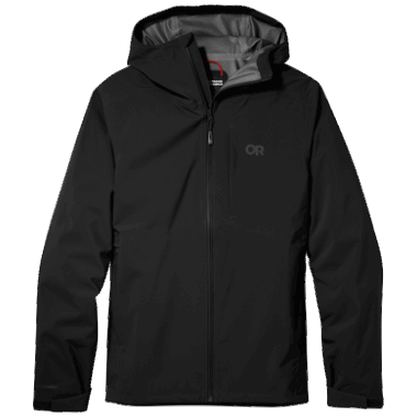 Outdoor Research Men's Dryline Rain Jacket Black