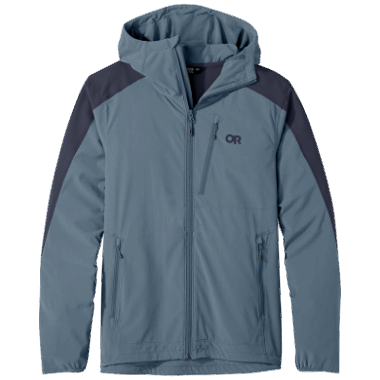 Outdoor Research Men's Ferrosi Hoodie Nimbus/Naval Blue