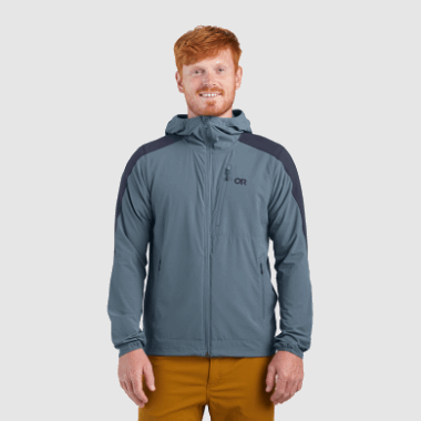 Outdoor Research Men's Ferrosi Hoodie Nimbus/Naval Blue