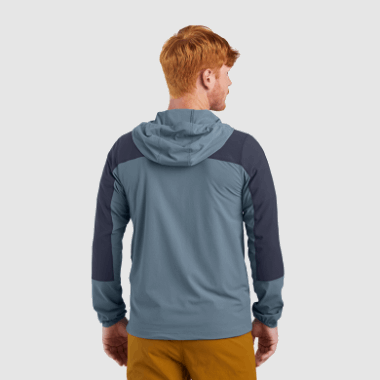 Outdoor Research Men's Ferrosi Hoodie Nimbus/Naval Blue