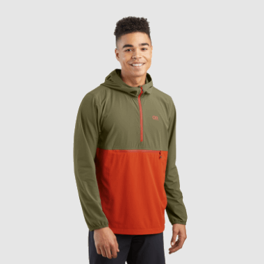Outdoor Research Men's Ferrosi Anorak Fatigue/Redrock