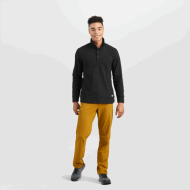 Outdoor Research Men's Trail Mix Snap Pullover Ii Black