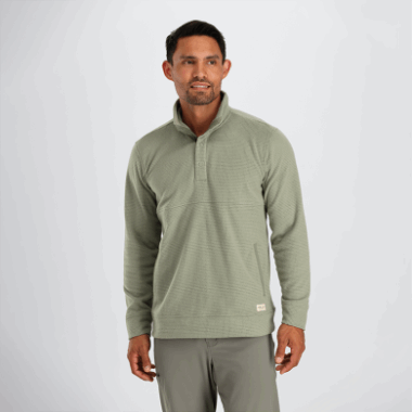 Outdoor Research Men's Trail Mix Snap Pullover Ii Flint