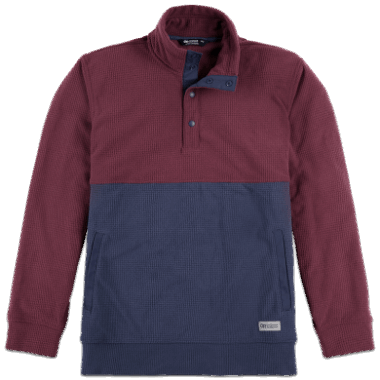 Outdoor Research Men's Trail Mix Snap Pullover Ii Kalamata/Naval Blue
